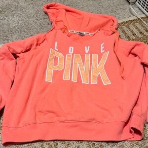 PINK Victoria's Secret Coral Hoodie